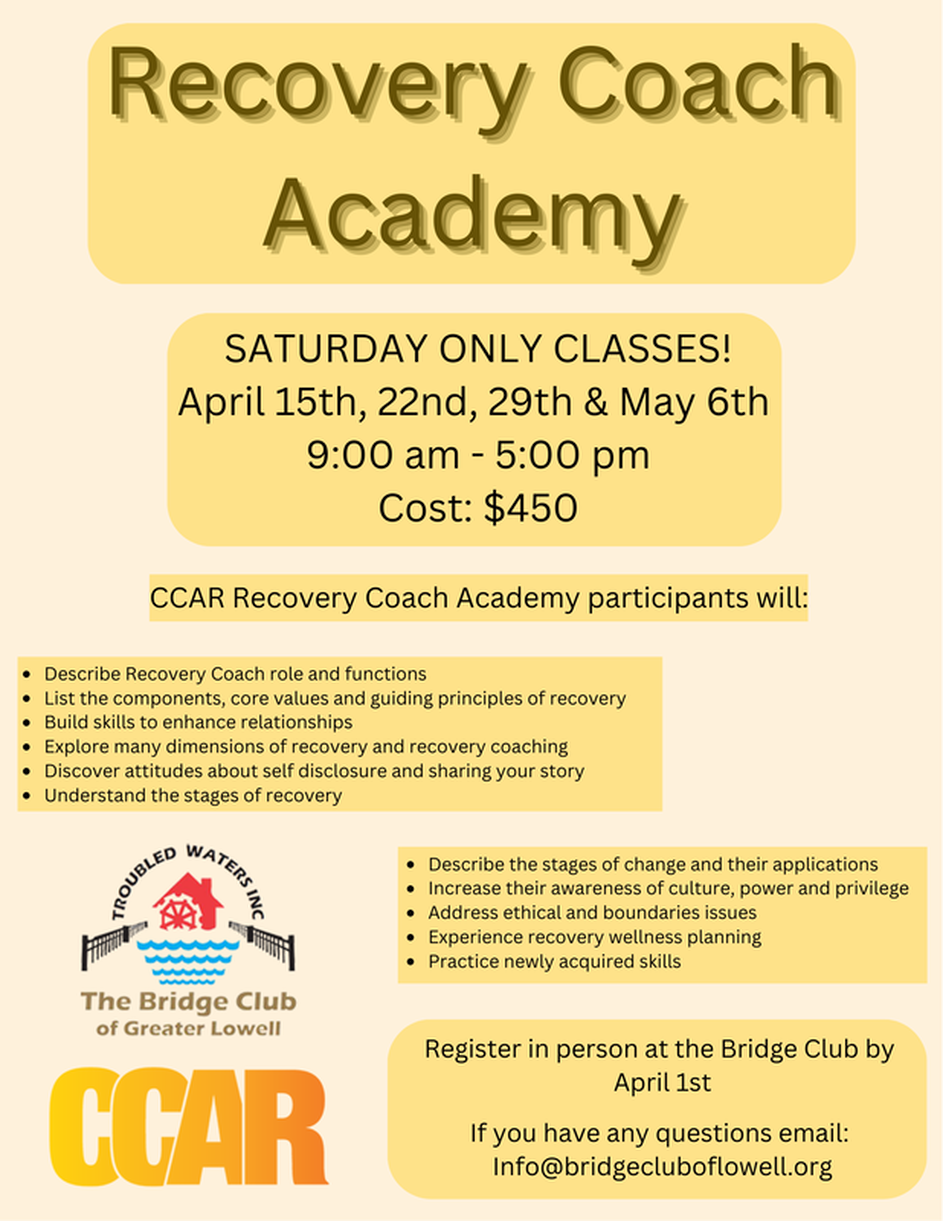 April RCA: Saturday only class!